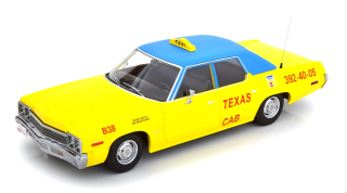 Dodge Monaco Taxi Texas Cab B38 1974 yellow/blue 1:18 KK Scale