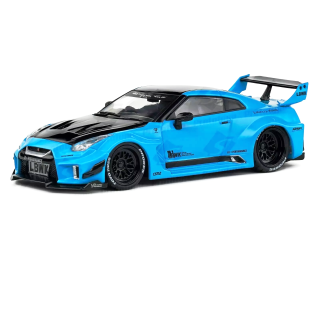 Nissan GTR35 LBWK Silhouette 2019 blue 1:43 Solido