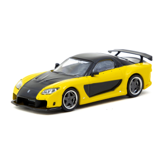 Mazda RX-7 VeilSide Fortune7 yellow/black 1:64 Tarmac