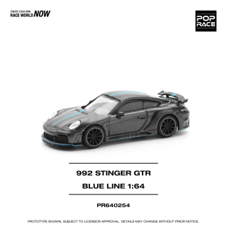 Porsche 992 Stinger GTR Carbon 1:64 Pop Race