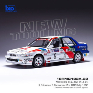 Mitsubishi Galant VR-4 #9 Eriksson/Parmander RAC Rally 1990 1:18 Ixo Models