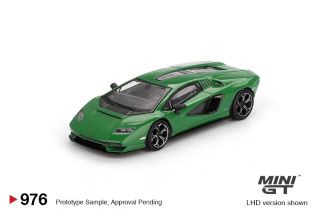Lamborghini Countach LPI 800-4 Verde Medio 1:64 Mini GT