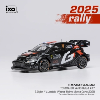 Toyota GR Yaris Rally1 #17 Ogier/Landais Rally Monte-Carlo 2025 1:43 Ixo Models