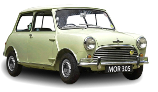 Morris Mini Cooper S 1964 giallo fiesta 1:12 SunStar