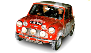 Morris Mini Cooper S #52 Mäkinen/Easter Winner Rally Monte Carlo 1965 night version 1:12 SunStar