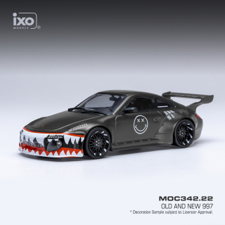 Porsche 911 997 Old&New 2020 grey 1:43 Ixo Models