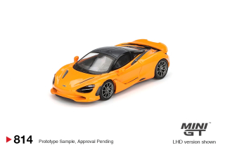 McLaren 750S McLaren 2024 orange 1:64 Mini GT