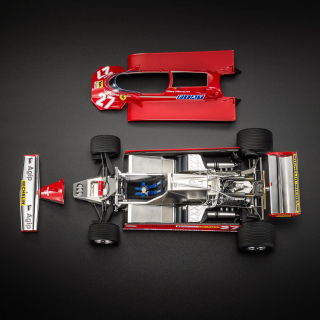 Ferrari F1 126CK #27 G.Villeneuve 3rd Canada GP 1981 with Openings (Engine Detail) 1:18 GP Replicas