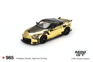 Nissan Z VeilSide FFZ400 gold chrome 1:64 Mini GT