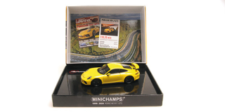 Porsche 911 GT3 Sport Auto 2017 yellow 1:43 Minichamps