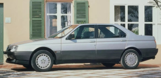 Alfa Romeo 164 1991 light grey metallic 1:18 Norev