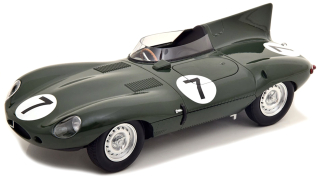 Jaguar D-Type #7 Rolt/Hamilton 24h LeMans 1955 1:18 CMR