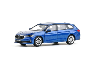 Škoda Superb IV Combi 2023 modrá cobalt metalíza 1:43 Abrex