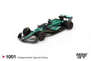 Aston Martin AMR24 #18 Lance Stroll F1 Bahrain GP 2024 1:64 Mini GT