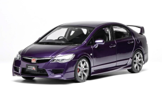 Honda Civic Type-R FD2 with Engine and Accessories 2007 purple 1:18 Motorhelix