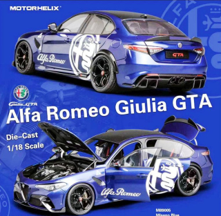 Alfa Romeo Giulia GTA 2021 misano blue 1:18 Motorhelix