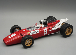 Ferrari F1 312 #9 L.Bandini German GP 1966 with Pilot Figure 1:18 Tecnomodel