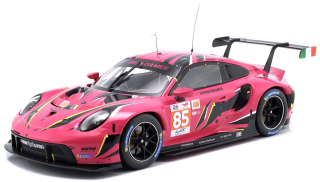 Porsche 911 RSR Team Iron Dames #85 Bovy/Frey/Gatting 24H Le Mans 2023 1:18 Ixo Models