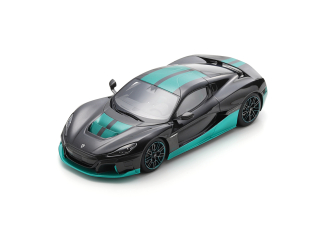 Rimac Nevera time Attack 2023 black/green 1:18 Schuco