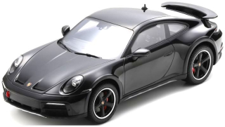 Porsche 911 992 Dakar 2023 black 1:12 Schuco