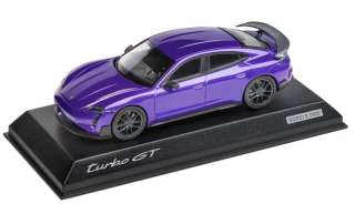 Porsche Taycan Turbo GT J1.2 with Weissach Package purple sky metallic 1:43 Porsche Dealer Edition