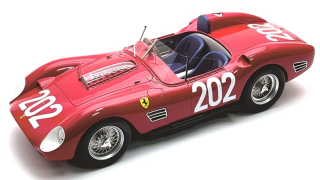 Ferrari 250 TR Testarossa 3.0L V12 Spider #202 C.Allison/R.Ginther/G.Cabianca Targa Florio 1960 1:18 Tecnomodel