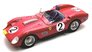 Ferrari 250 TR Testarossa 3.0L V12 Spider Team Scuderia Ferrari Spa #2 C.Allison/W.Mairesse/P.Hill 3rd 1000KM Nürburgring 1960 1:18 Tecnomodel
