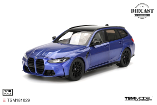 BMW M3 Touring G81 2023 Portimao blue metallic 1:18 TSM Model