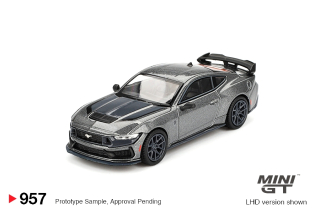 Ford Mustang Dark Horse 2024 Carbonized grey (in Blister) 1:64 Mini GT