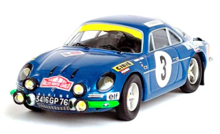 Alpine A110 #3 J.Vinatier/J.-F.Jacob Rally Monte Carlo 1970 1:43 Troféu