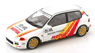 Honda Civic EG6 1992 racing white 1:18 Solido