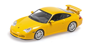 Porsche 911 GT3 2003 yellow 1:43 Minichamps