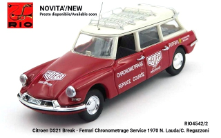 Citroen DS Break Ferrari Crono Service 1970 Lauda/Regazzoni 1:43 Rio Models