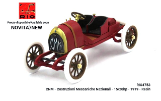 CMN Costruzioni Meccaniche Nazionali 15/20 HP 1919 1:43 Rio Models