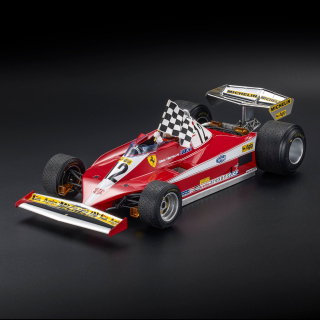 Ferrari F1 312T3 #12 G.Villeneuve Winner Canadian Montreal GP 1978 with Pilot Figure 1:12 GP Replicas