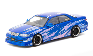 Toyota Mark II JZX100 blue metallic 1:64 Tarmac