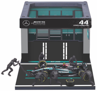 Pit Pass Set - Mercedes-AMG Petronas F1 Team F1 W14 E Performance #44 L.Hamilton 2023 1:43 Bburago