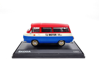 Škoda 1203 TJ Motor České Budějovice limitovaná edice "Hokej 88" 1:43 Svět autíček
