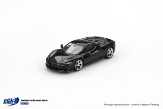 Ferrari 296 GTB 2024 Nero Daytona 1:64 B.B.R.