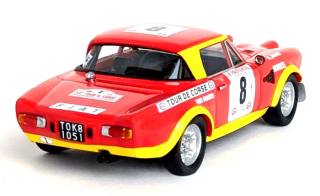 Fiat 124 Abarth #8 Darniche/Mahe Tour de Corse 1974 1:43 Troféu