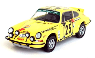 Porsche Carrera RS #25 Fritschy/Mandeville East African Safari Rally 1973 1:43 Troféu