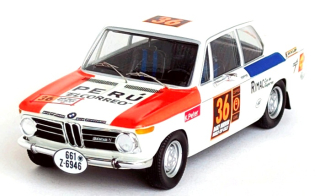 BMW 2002 Ti #36 Kube/Ranft Rally London-Mexiko 1970 1:43 Troféu