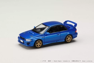 Subaru Impreza blue 1:64 Hobby Japan