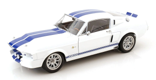 Ford Mustang Shelby GT500 Eleanor 1967 white/blue 1:12 KK Scale