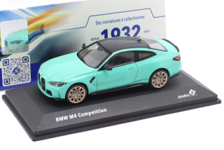 BMW G82 M4 Competition 2023 green 1:43 Solido