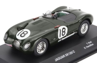 Jaguar XK120 C-Type Spider 3.4L #18 Tony Rolt, Duncan Hamilton Winner 24h Le Mans 1953 1:43 Altaya