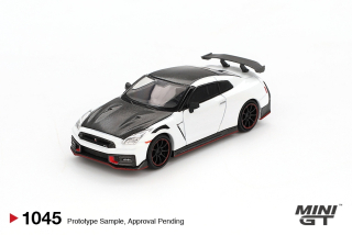 Nissan GTR Nismo white 1:64 Mini GT