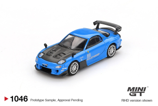 Mazda RX7 (FD3S) 2024 blue 1:64 Mini GT