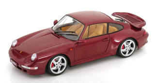 Porsche 911 993 Turbo Coupe 1993 red 1:18 Solido