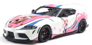 Toyota GR Supra 2024 white 1:18 Solido